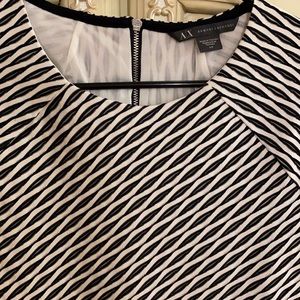 Armani Exchange black and white fitted mini size small. No stains or damage
